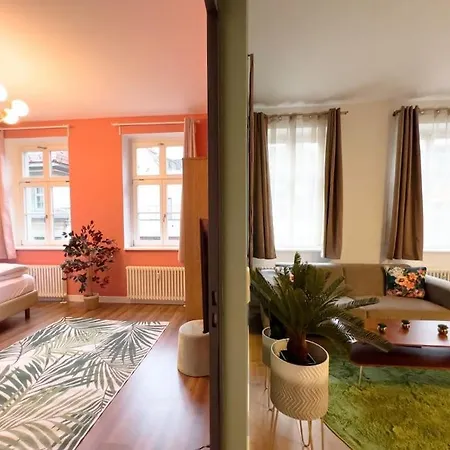 Exklusives Leipzig City Apartment Flowers Exterior photo