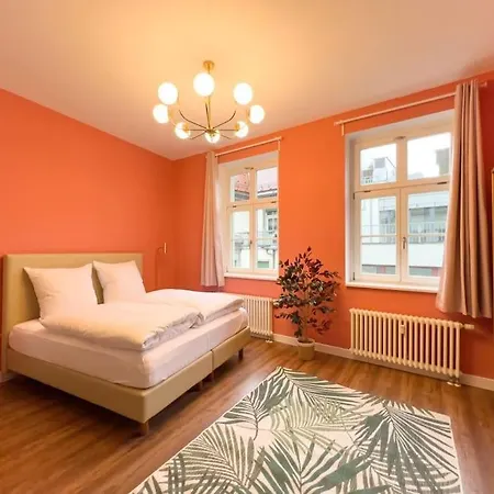 Exklusives Leipzig City Apartment Flowers Exterior photo